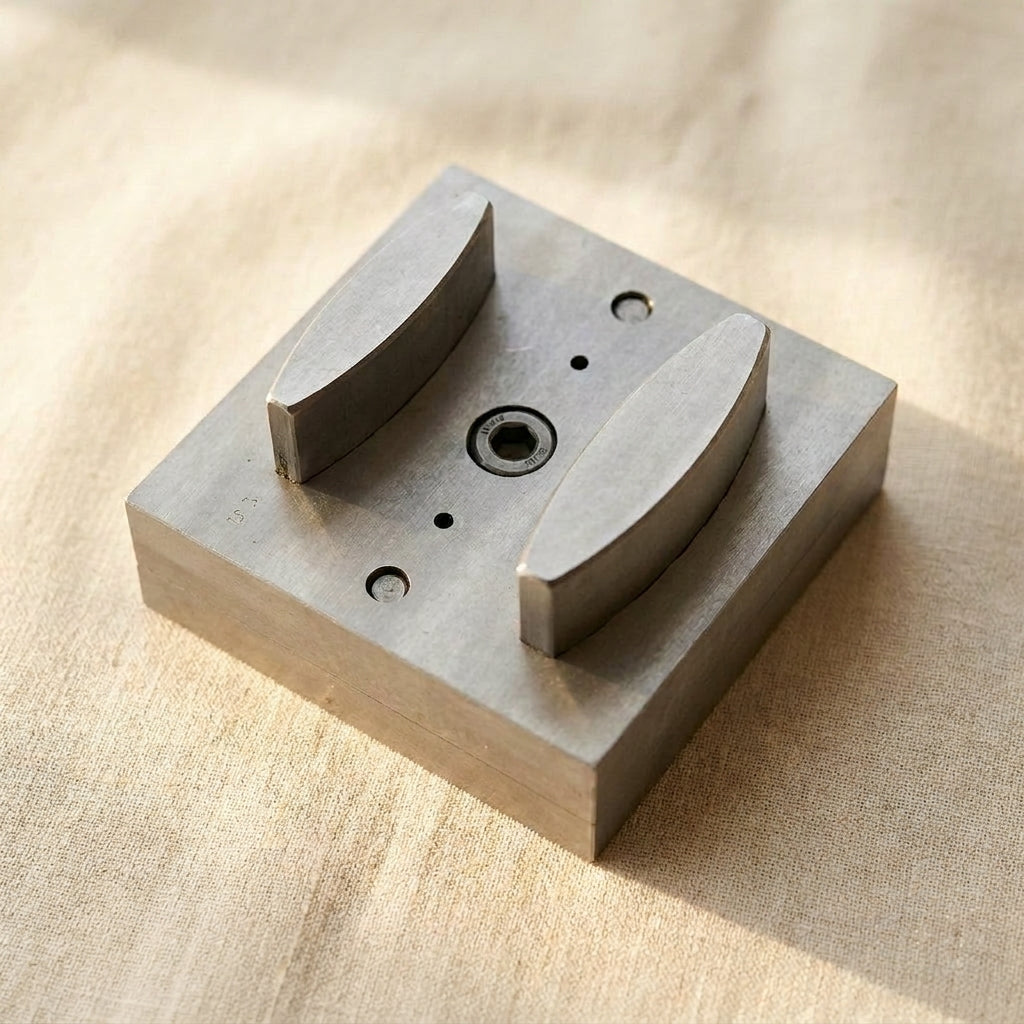 Narrow Oval Steel Disc Cutter, 2 Punch Design, 21/4" x 5/8"and 2" x 9/16", Metal Sheet Jewellery Tool | Jewellery Making Tools | Toolsmith Ltd UK