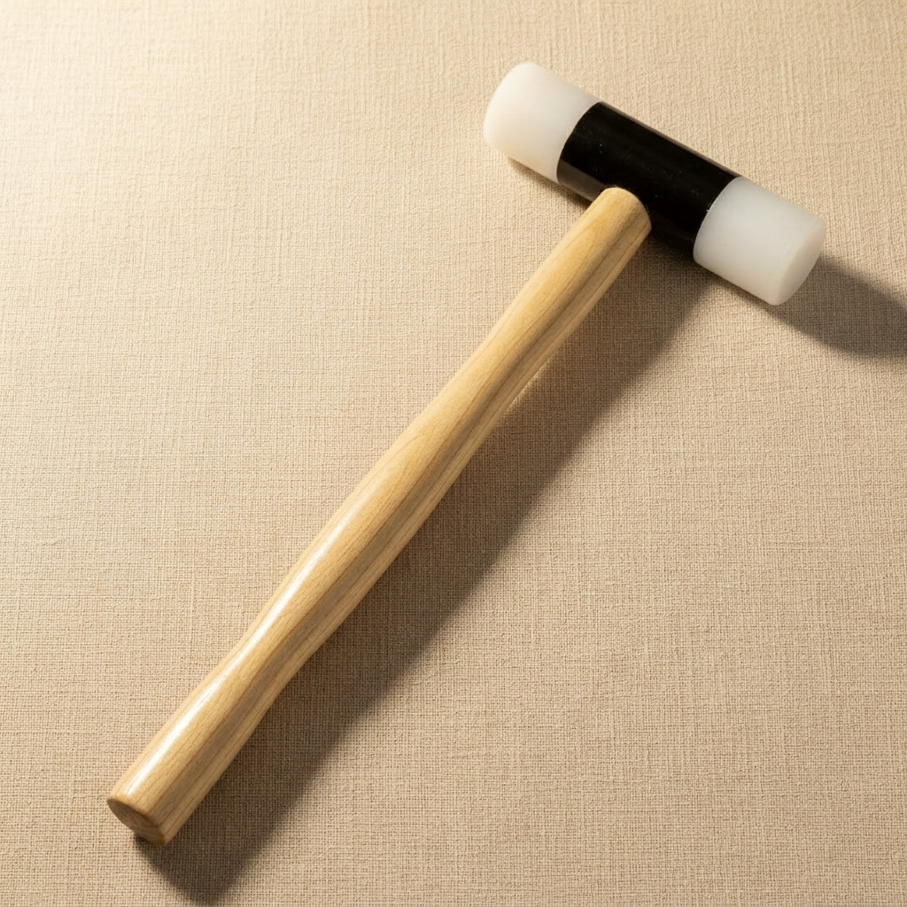 Nylon Head Mallet, 1.25" Diameter, Wooden Handle, Multi-Purpose Jewellery Making Tool | Jewellery Making Tools | Toolsmith Ltd UK