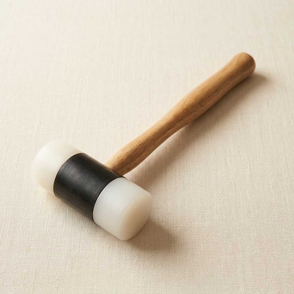 Nylon Head Mallet, 1.50" Diameter, Wooden Handle, Multi-Purpose Jewelry Making Tool | Jewellery Making Tools | Toolsmith Ltd UK