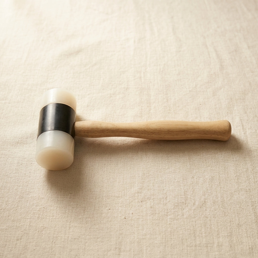 Nylon Head Mallet, 1.75" Diameter, Wooden Handle, Multi-Purpose Jewelry Making Tool | Jewellery Making Tools | Toolsmith Ltd UK
