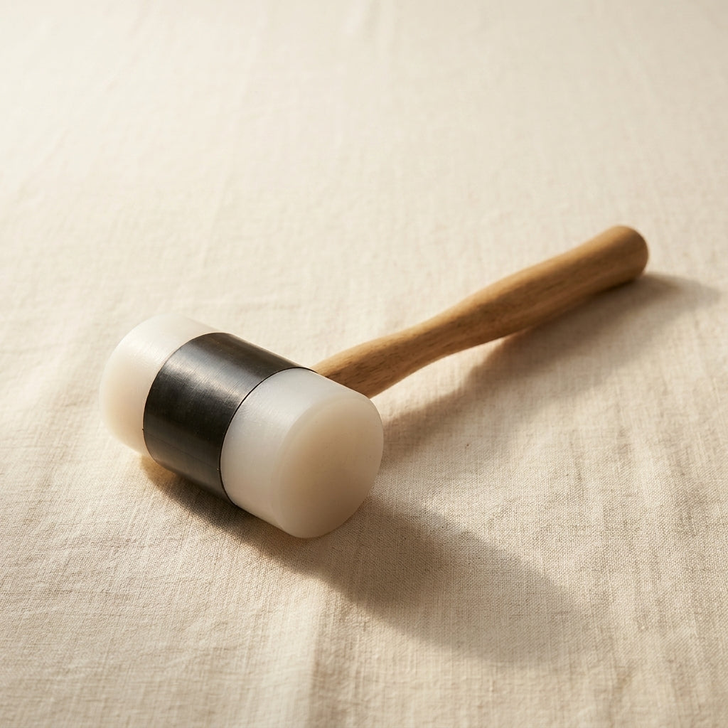 Nylon Head Mallet, 2" Diameter, Wooden Handle, Multi-Purpose Jewelry Making Tool | Jewellery Making Tools | Toolsmith Ltd UK