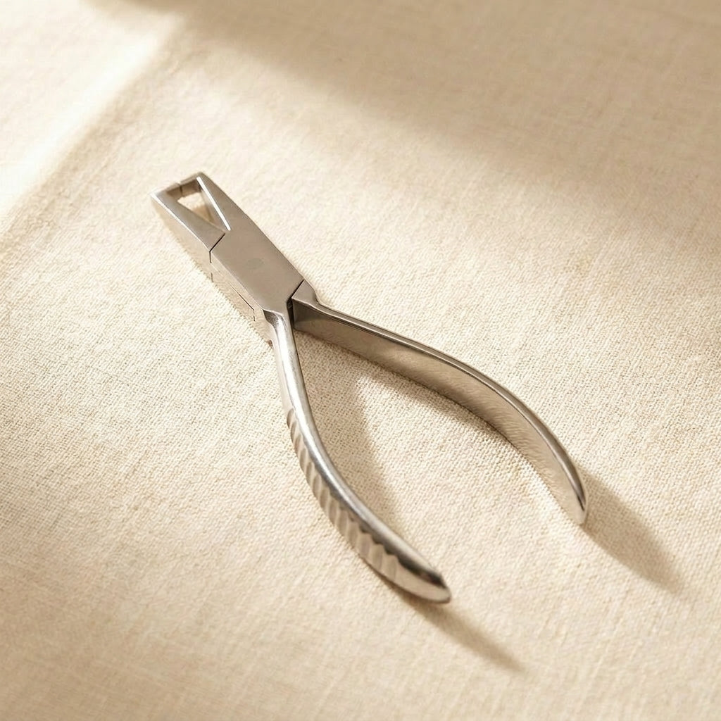 Optical Hinge Setting and Angling Pliers, 150 mm, Stainless Steel, Stable Grip | Jewellery Making Tools | Toolsmith Ltd UK