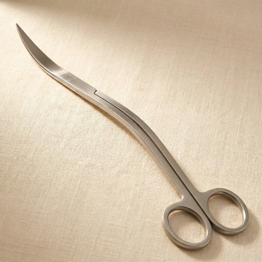 Professional 8" Wave Style Aquarium Plant Scissors, Stainless Steel Curved/ Wave Shears, Fish Tank Cleaning, Maintaining, Decorating | Hobby & Craft Tools | Toolsmith Ltd UK