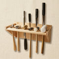 Professional Hammers and Mandrels Wooden Stand Organizer Holder Rack for Standard Benches, 18″ L x 7″ W x 6-1/2″ H | Jewellery Making Tools | Toolsmith Ltd UK