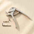 Professional Jewellery Marking Pliers with 925 Punch Stamp, Stainless Steel, Includes L-Key, Spare Nylon Pads, Flat and Concave Anvils | Jewellery Making Tools | Toolsmith Ltd UK