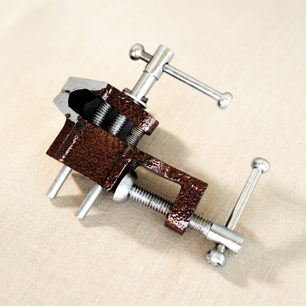 Professional Mini Anvil Bench Clamp with 1" Jaws, Cast Iron, Precision Jewellery Making Tool | Jewellery Making Tools | Toolsmith Ltd UK