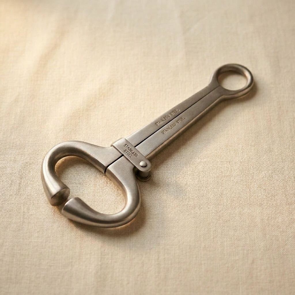 Professional Veterinary Bull Nose Holder, 18 cm Stainless Steel Livestock Pliers, Lockable Barnacle Tool for Animal Handling | Veterinary Instruments | Toolsmith Ltd UK