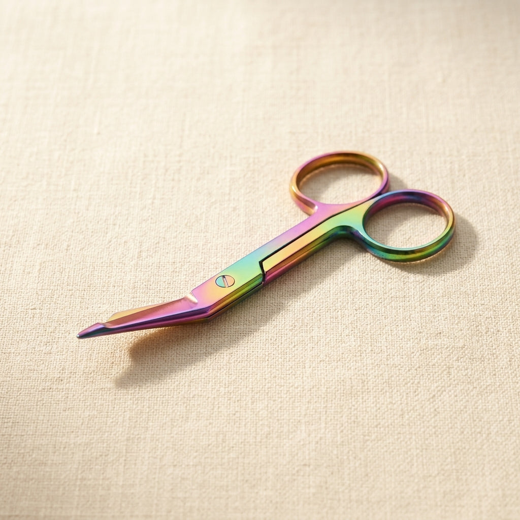 Rainbow Lister Bandage Scissors, Stainless Steel, 3.5 Inch, Multi Colour, First Aid, Tensionrite Clip | Surgical Instruments | Toolsmith Ltd UK