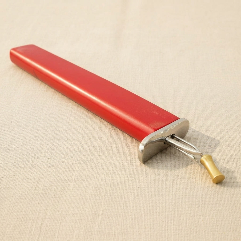 Red Beading Knotting Tool, Professional Jewellery Knotter for Consistent Knots with Beads | Jewellery Making Tools | Toolsmith Ltd UK