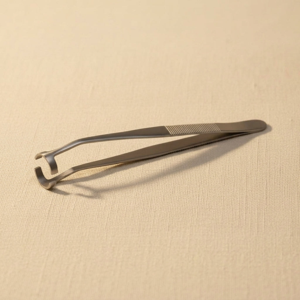 Small Ring Holding Tweezers, Stainless Steel, 6 Inch, for Soldering Rings, Jewellery Repair Hobby Craftsman, 13mm x 13mm | Jewellery Making Tools | Toolsmith Ltd UK