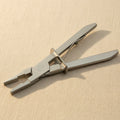 Specialty Sliding Hand Vise Chipping Clamping Pliers, Stainless Steel, 125 mm, Locking, for Glass Work and Crafts | Jewellery Making Tools | Toolsmith Ltd UK