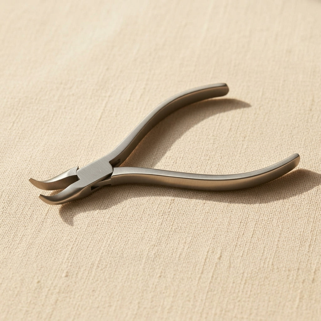 Square Handles Bent Chain Pliers, Stainless Steel, 120mm Slim Line Multi Purpose for Jewellery and Optical Work | Jewellery Making Tools | Toolsmith Ltd UK