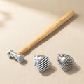 Texturing Hammers with Checkered and Wide Stripe Heads, Metal Jewellery Making Designing Tool, Repousse Hammer | Jewellery Making Tools | Toolsmith Ltd UK