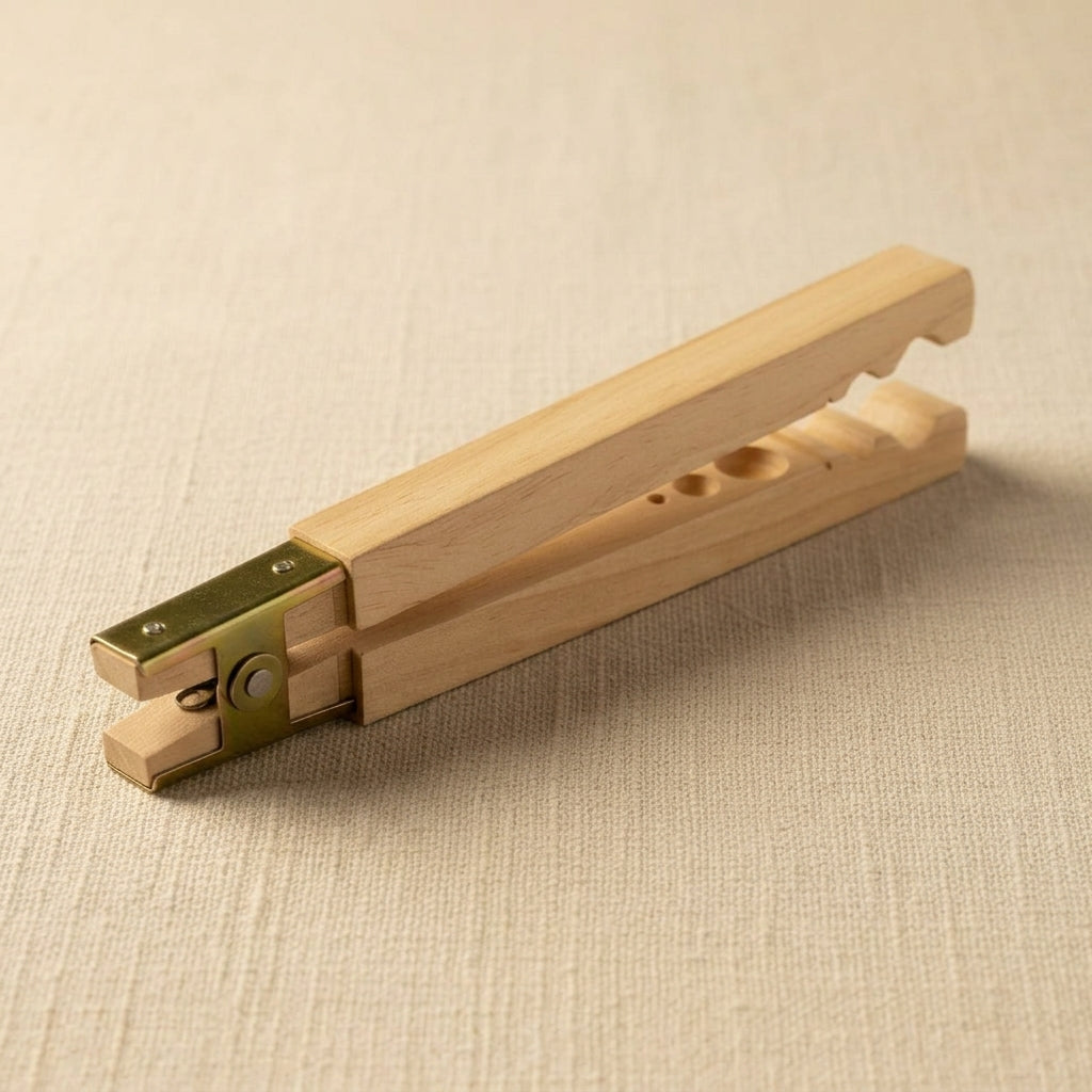 Wooden Bead Holder Tool for Jewellery Making, 5-12 mm Pearls and Beads, 180 mm Length | Jewellery Making Tools | Toolsmith Ltd UK