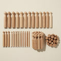 Wooden Doming Dapping Punches Set, 24 Pieces, Jewellery Crafts Repair Tools, 2.7-24.5mm | Jewellery Making Tools | Toolsmith Ltd UK