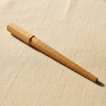Wooden Ring Stick, Gauge Sizer with Non-Roll Handle, Grooved & Marked U.S. Standard Sizes: 1-15, Tool for Enlarging, Forming and Shaping Rings | Jewellery Making Tools | Toolsmith Ltd UK