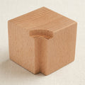 Wooden Stamp Holder Safety Block for Jewellery Making, Metal Marking, Round and Square Stamps, 4.1 x 4.1 x 4.1 cm | Jewellery Making Tools | Toolsmith Ltd UK