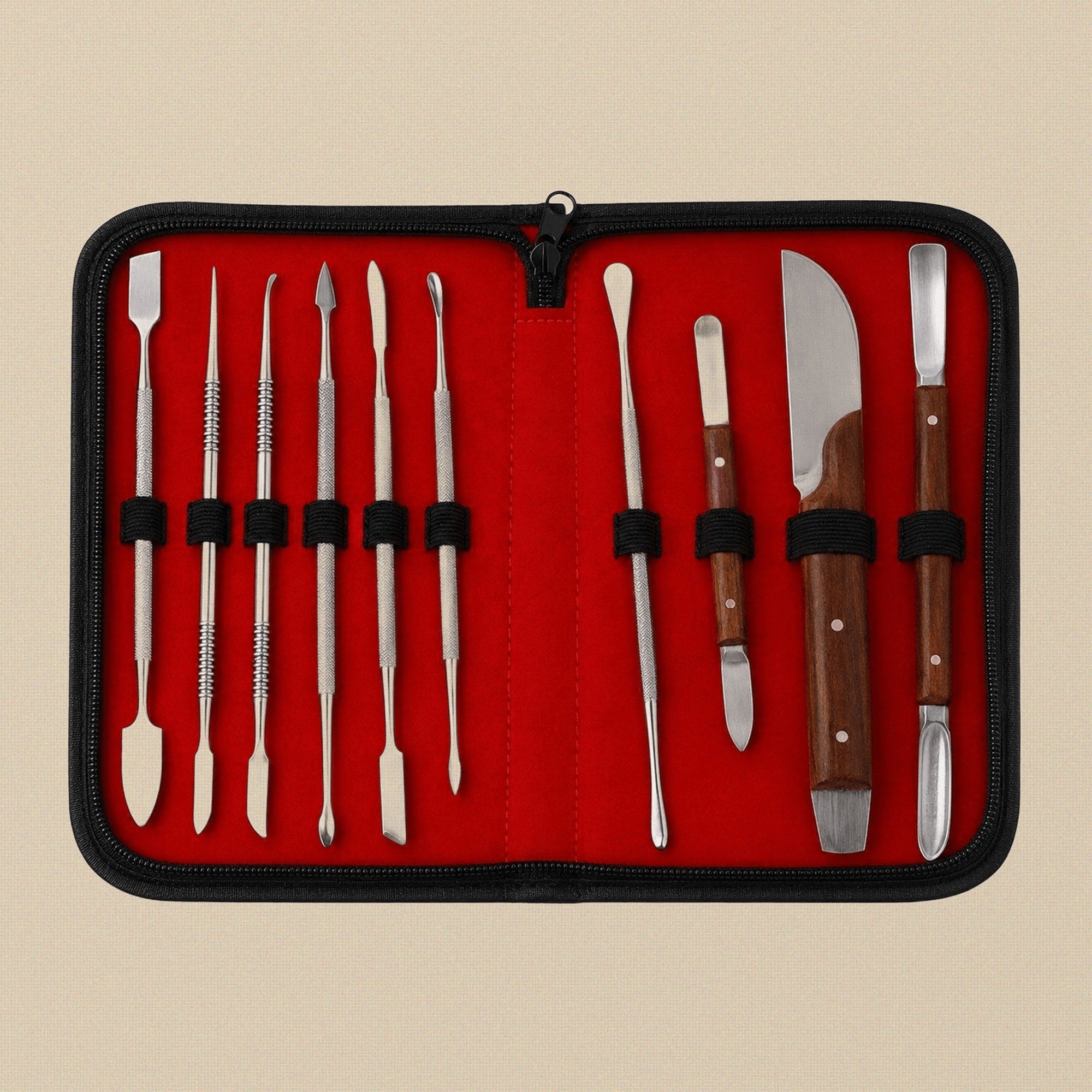 Surgical Steel Wax Carving & Modelling Kit, 10 Double-Ended Tools