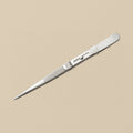 Thumb Locking Tweezers with Slide Lock, XL Tips, 6.5 Inch, Satin Stainless Steel, for Diamonds and Gemstones | Jewellery Making Tools | Toolsmith Ltd UK