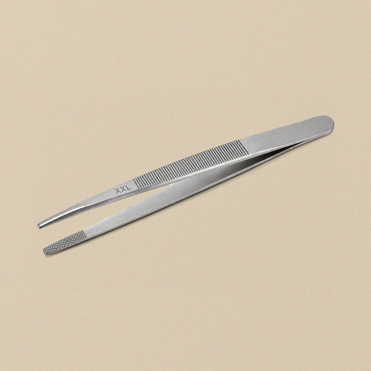 Diamond Tweezers with Serrated Tips, XXL 2.4 mm, 160 mm, Stainless Steel, for Gemstones and Beads | Jewellery Making Tools | Toolsmith Ltd UK